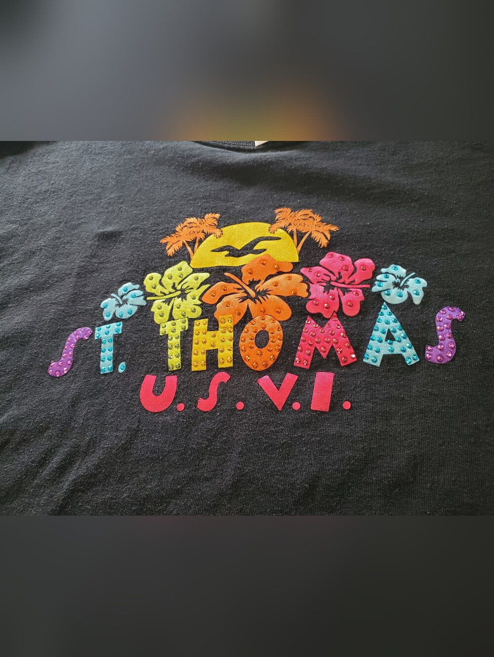 St. Thomas U.S. Virgin Islands Black T-Shirt size XL - Picture 14 of 14
